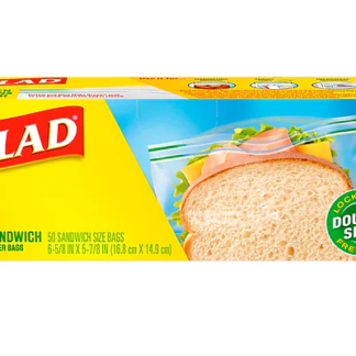 953C Bolsa sandwich (zipper) 12/50